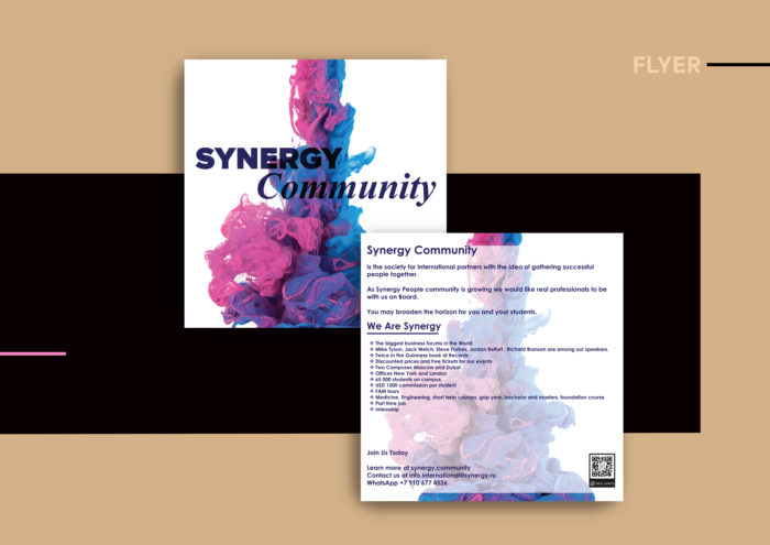 Synergy university, flyer, Hue, printing, cost-effective