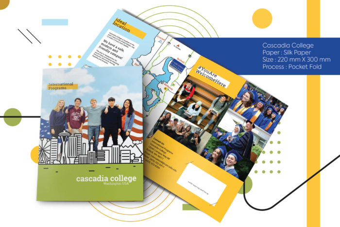 Cascadia College, printing, cost effective, brohure printing, global shipping